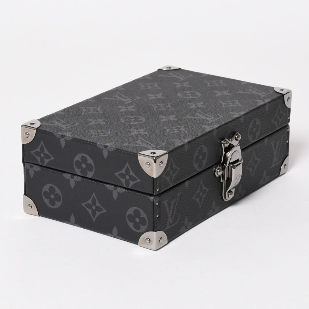 Louis Vuitton Bag Monogram Eclipse Mini Trunk Case Black — view 3