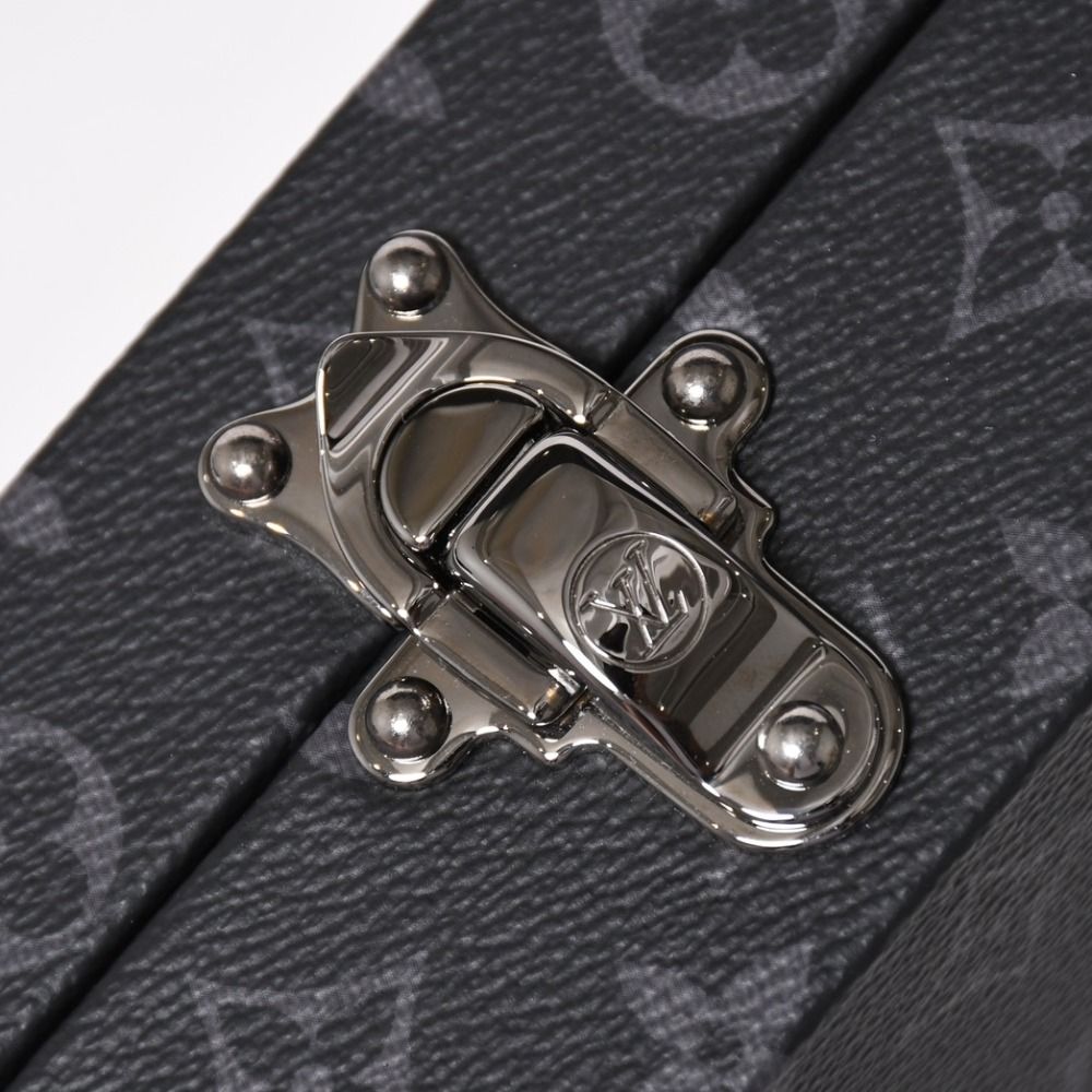 Louis Vuitton Bag Monogram Eclipse Mini Trunk Case Black — view 5