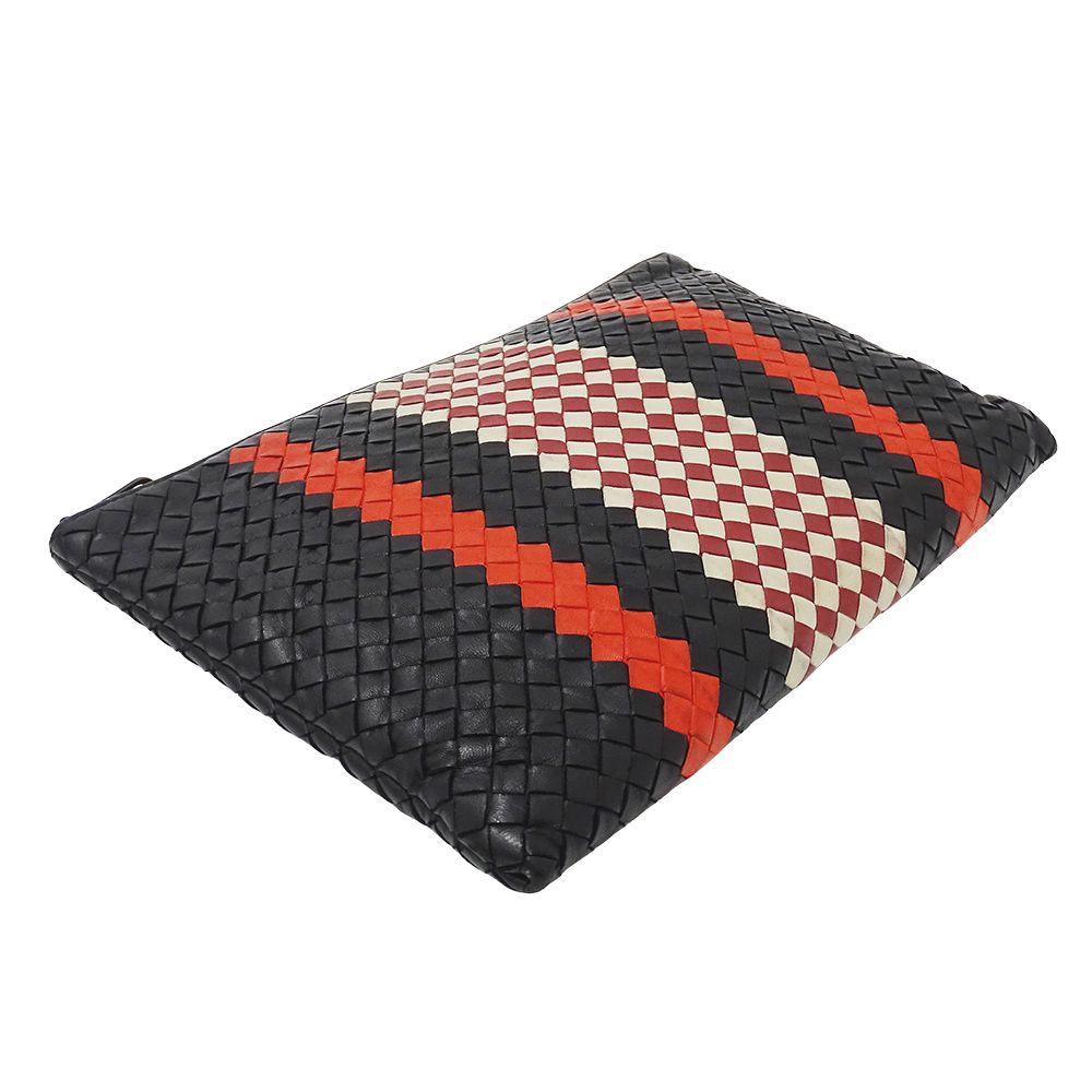 Bottega Veneta Intrecciato Clutch Leather Black — view 3