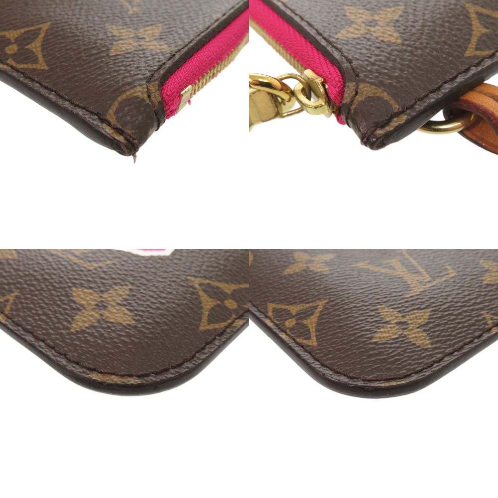 Louis Vuitton Neverfull Pouch GM Monogram Patches Pivoine — view 3