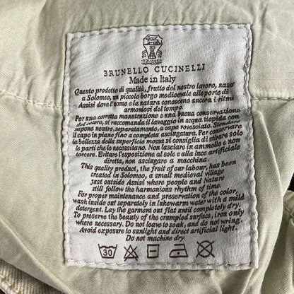 Brunello Cucinelli Jeans I 40 Ivory Full Length — view 3