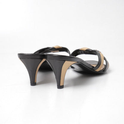 Chanel Sandals CC Logo Bicolor 39 — view 3