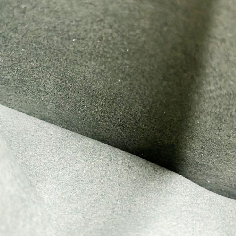 Fendi Clutch Zucca Gray Purple Leather Silver — view 6