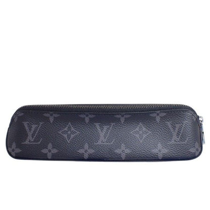 Louis Vuitton Pen Case Trousse Elisabeth Black Monogram Eclipse Pencil Pouch