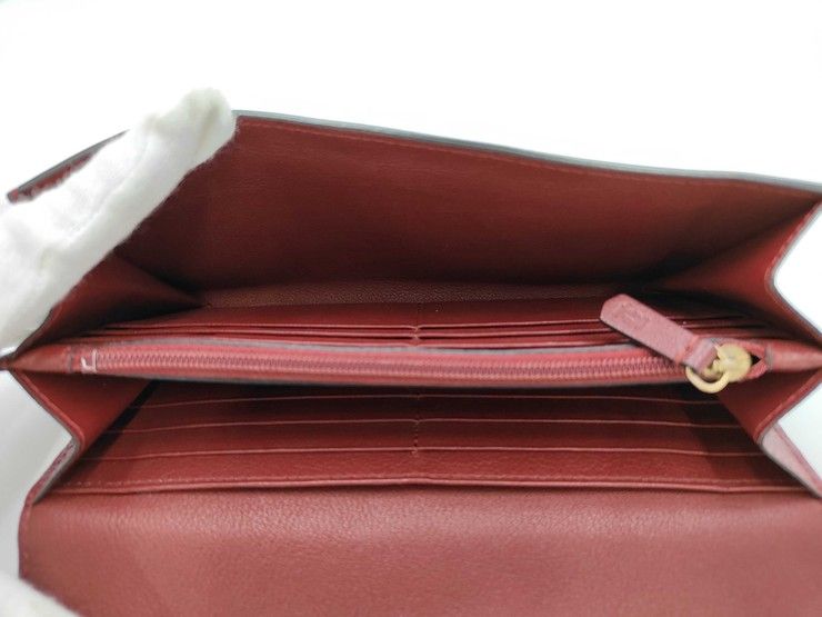 Cartier Wallet C de Cartier International Bordeaux Leather Flap — view 5