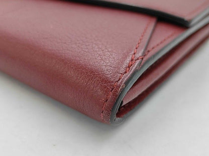 Cartier Wallet C de Cartier International Bordeaux Leather Flap — view 2