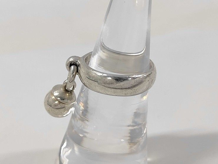 Tiffany & Co Ring Ball Dangle Silver — view 2