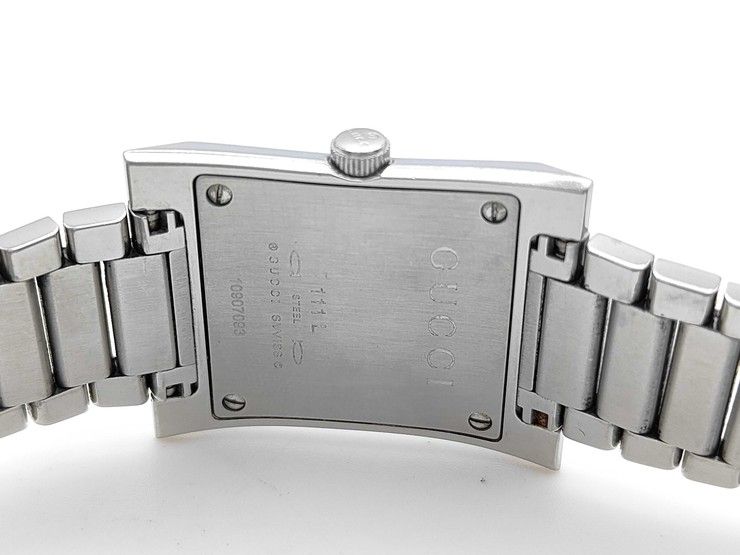 Gucci Watch Sherry Line Silver Stainless Steel 2 Hand Quartz — view 6