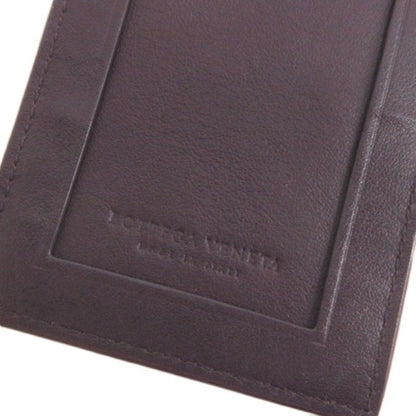 Bottega Veneta Intrecciato Card Case Bordeaux — view 3