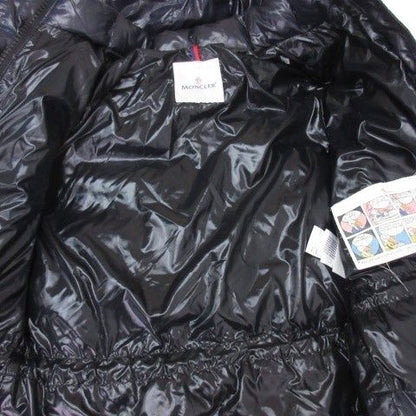 Moncler Nylon Down Jacket Hood 0 Navy — view 6