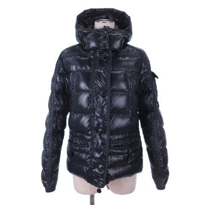 Moncler Nylon Down Jacket Hood 0 Navy