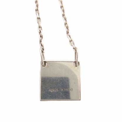 Gucci Logo Plate Necklace 925 Sterling Silver — view 4