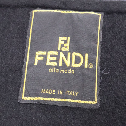 Fendi Cashmere Fringe Triangle Shawl Scarf — view 5