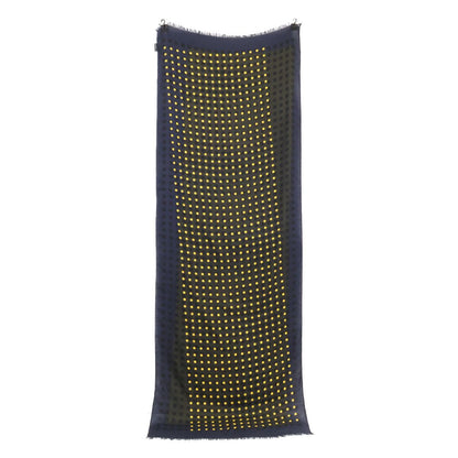 Hermes Dot Pattern Cashmere Silk Scarf