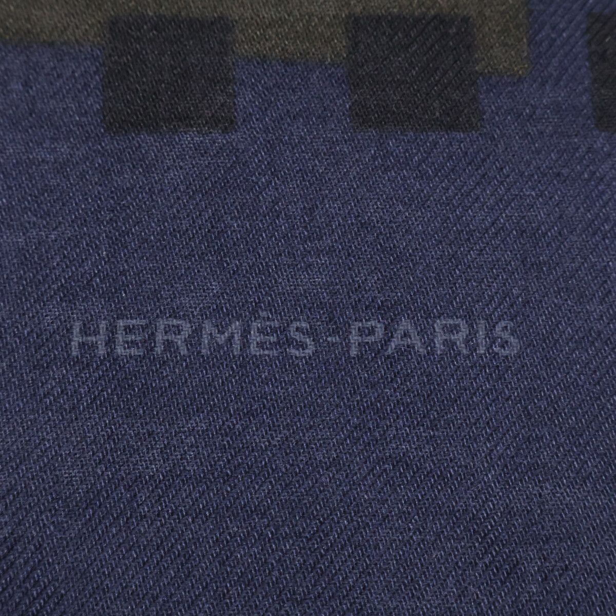 Hermes Dot Pattern Cashmere Silk Scarf — view 3