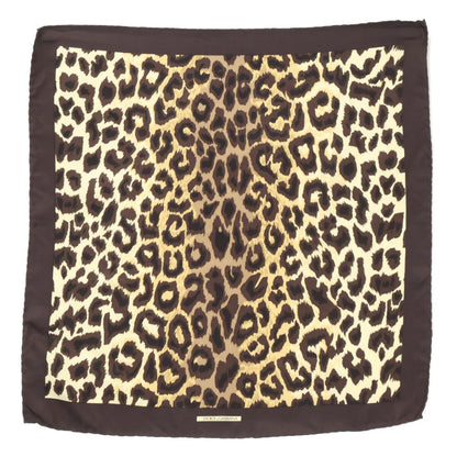 Dolce & Gabbana Leopard Pattern Silk Scarf