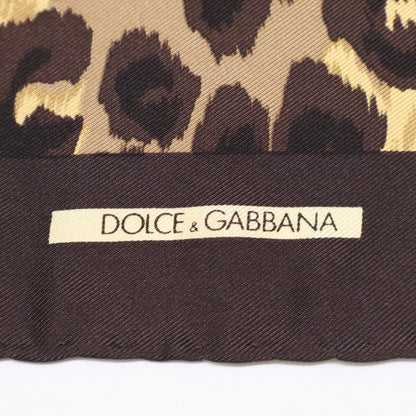 Dolce & Gabbana Leopard Pattern Silk Scarf — view 3