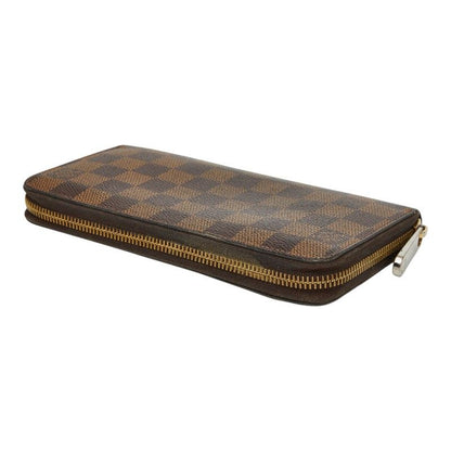 Louis Vuitton Damier Zippy Wallet Zip Around Brown — view 5