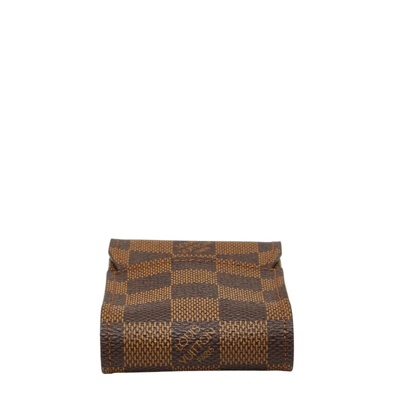 Louis Vuitton Damier Etui Cigarette Tobacco Case Brown Leather — view 3