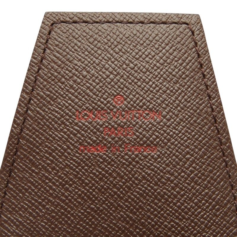 Louis Vuitton Damier Etui Cigarette Tobacco Case Brown Leather — view 8