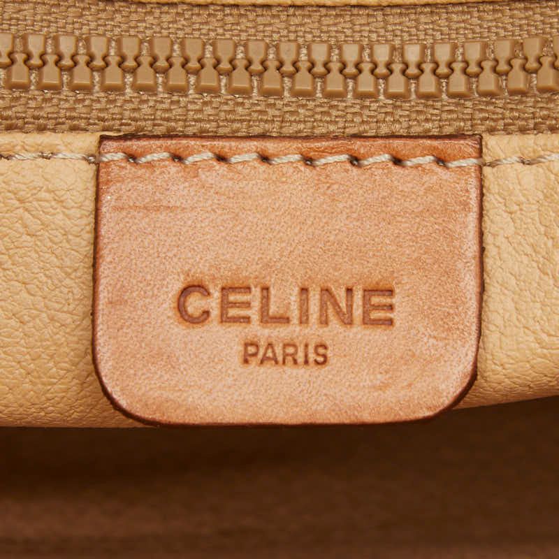 Celine Macadam Clutch Brown Leather — view 8
