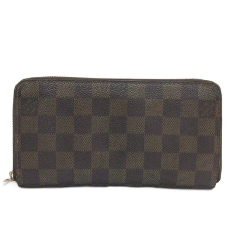 Louis Vuitton Damier Zippy Wallet Brown