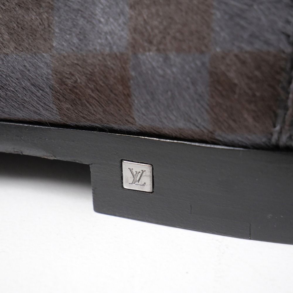 Louis Vuitton Loafers Damier Calf Hair 5.5 — view 7