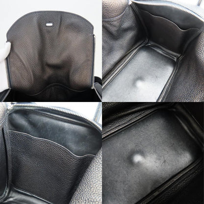 Hermes Handbag Lindy 34 Taurillon Clemence Black 2-Way Shoulder Simple — view 8