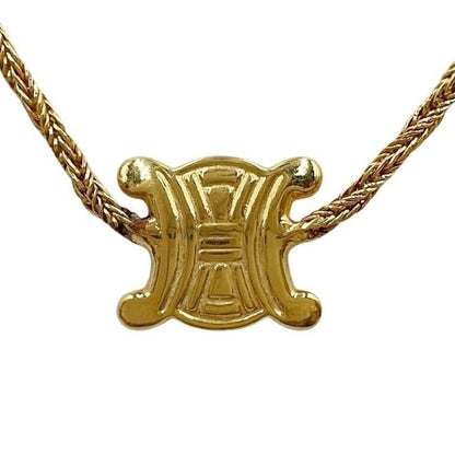 Celine Necklace Macadam Gold Metal — view 2