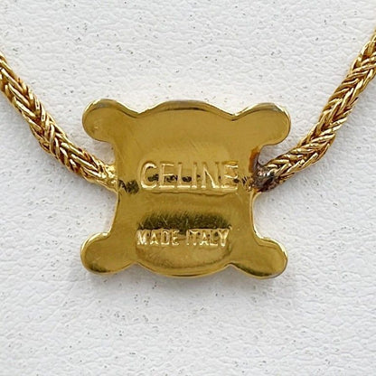 Celine Necklace Macadam Gold Metal — view 3