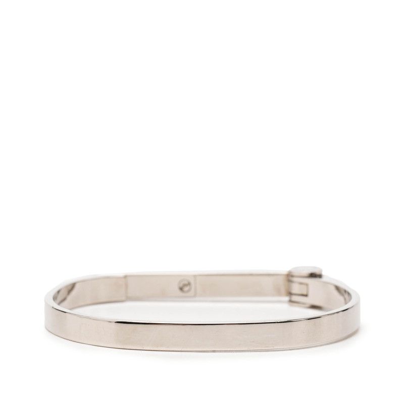 Louis Vuitton LV Lock Bracelet Silver Metal — view 3