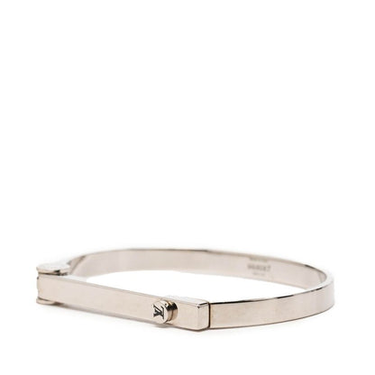 Louis Vuitton LV Lock Bracelet Silver Metal — view 2