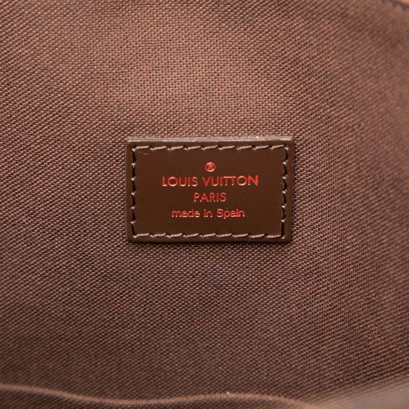 Louis Vuitton Damier Cabobob le Tote Ebene Brown Leather Canvas — view 5
