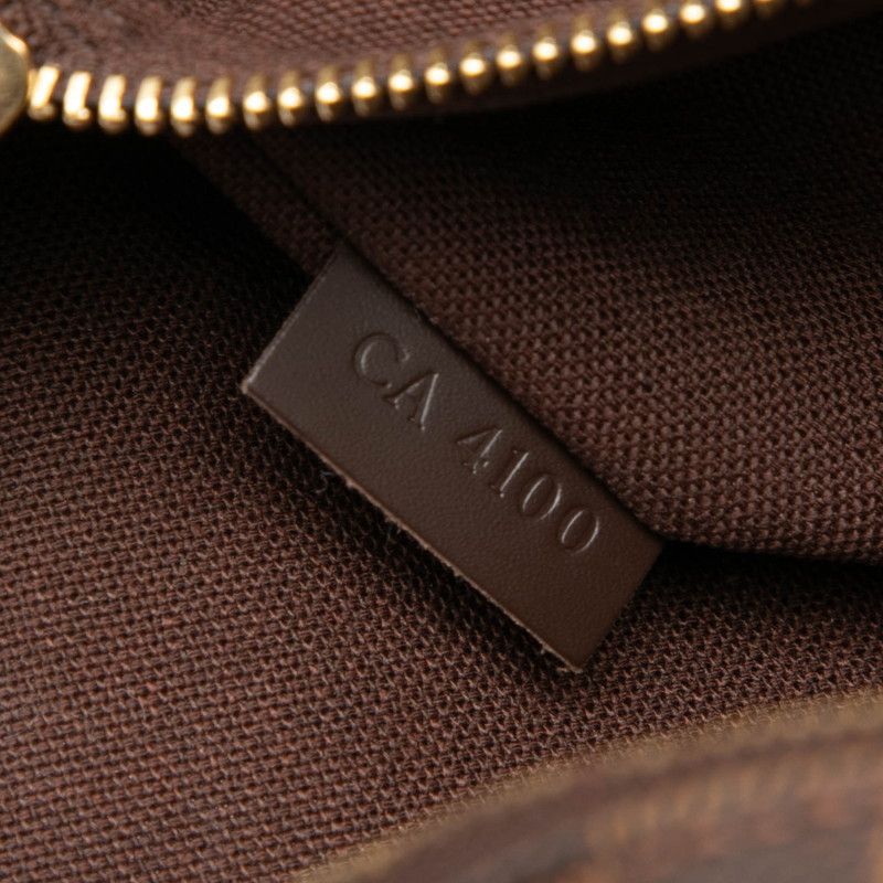 Louis Vuitton Damier Cabobob le Tote Ebene Brown Leather Canvas — view 6