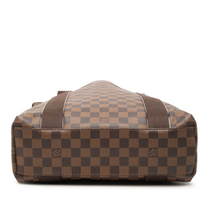 Louis Vuitton Damier Cabobob le Tote Ebene Brown Leather Canvas — view 3