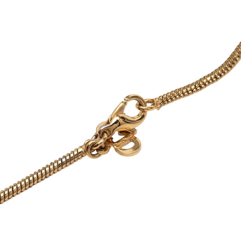 Dior Logo Pendant Gold Plated — view 4