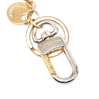 Louis Vuitton Epi Cles LV Circle Charm Key Holder Key Ring Gold Plated — view 3