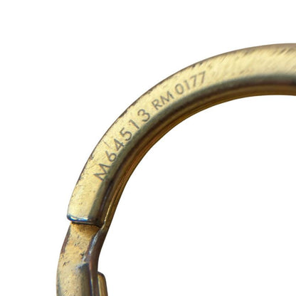 Louis Vuitton Epi Cles LV Circle Charm Key Holder Key Ring Gold Plated — view 5