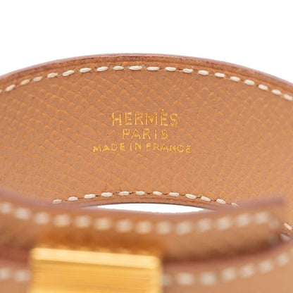 Hermes Artemis Bracelet M Beige Leather — view 4