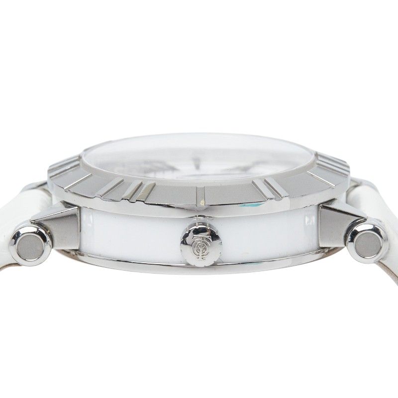 Tiffany & Co Atlas Heart Watch White Silver Stainless Steel Leather — view 3