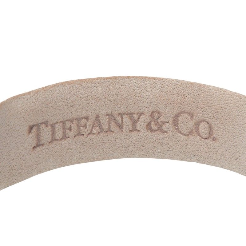 Tiffany & Co Atlas Heart Watch White Silver Stainless Steel Leather — view 8