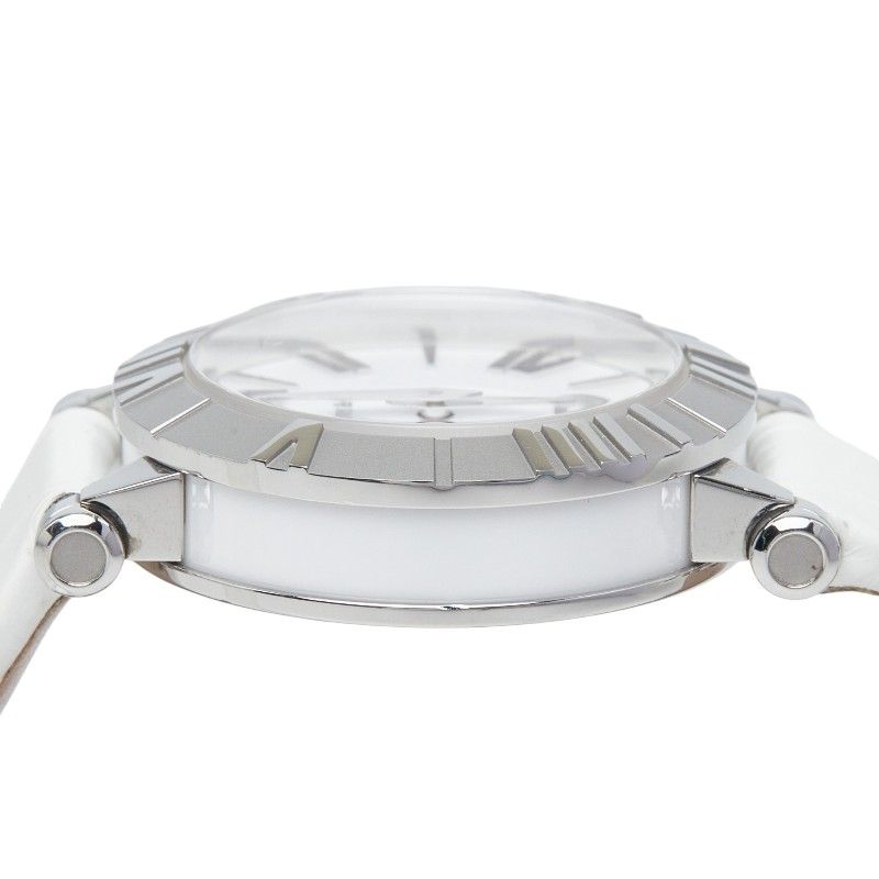 Tiffany & Co Atlas Heart Watch White Silver Stainless Steel Leather — view 4