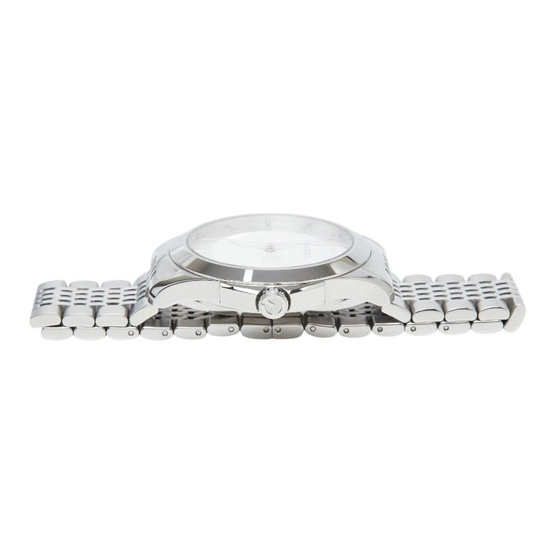 Gucci Timeless Logo Watch 126.4 White Silver Stainless Steel — view 3