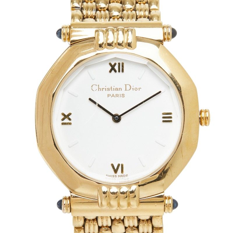 Dior Swing Watch White Gold Stainless Steel Plated