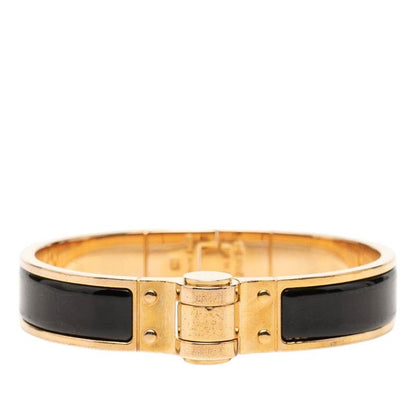Hermes Charnier Bracelet Gold Black Plated — view 2