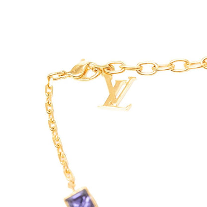 Louis Vuitton Bracelet Gambling Gold Purple Plated Swarovski — view 4