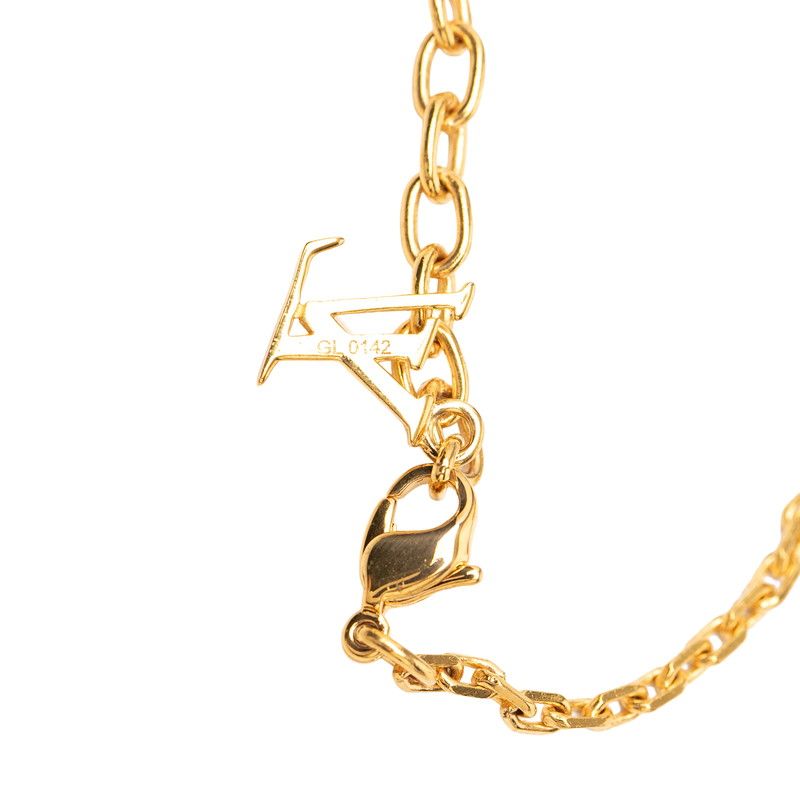 Louis Vuitton Bracelet Gambling Gold Purple Plated Swarovski — view 5