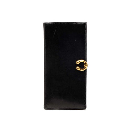 Gucci Vintage Horsebit Wallet 035 661 Black Leather