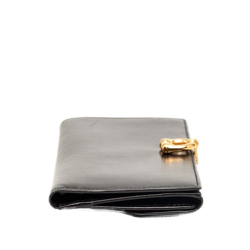 Gucci Vintage Horsebit Wallet 035 661 Black Leather — view 3