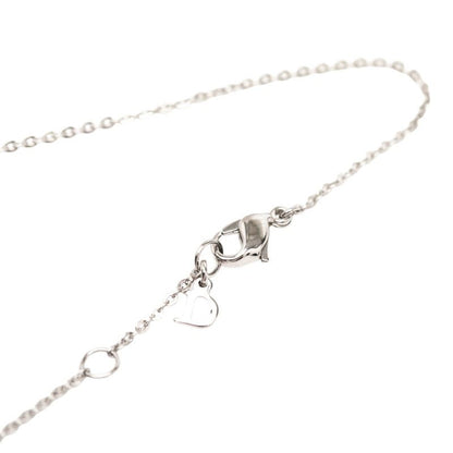 Dior Logo Heart Motif Pendant Silver Gray Metal — view 3